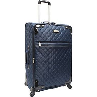 Beverly Hills Country Club BH4800 29 Quilted Spinner Upright Luggage Suitcase, Navy/Black