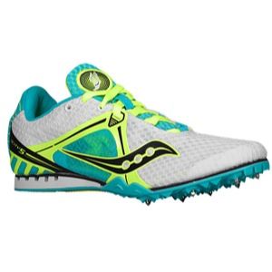 Saucony Velocity 5   Womens   Track & Field   Shoes   White/Blue/Citron