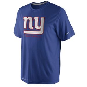 Nike NFL Sideline Dri Fit Legend Elite Top   Mens   Football   Clothing   New York Giants   Rush Blue