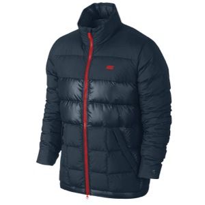 Nike Alliance Down Jacket   Mens   Casual   Clothing   Armory Navy/University Red