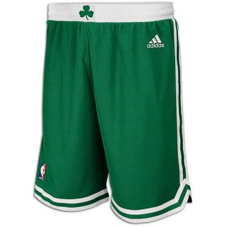 adidas NBA Swingman Shorts   Mens   Basketball   Clothing   Boston Celtics   Green/White