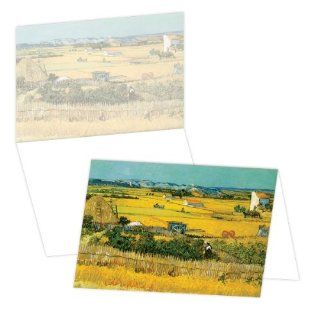 ECOeverywhere Field Boxed Card Set, 12 Cards and Envelopes, 4 x 6 Inches, Multicolored (bc12769)  Blank Postcards 