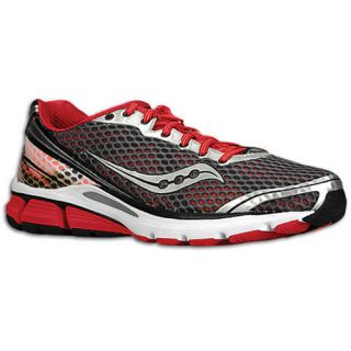 Saucony Triumph 10   Mens   Running   Shoes   Grey/Red/Vizipro