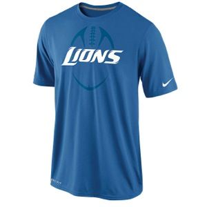 Nike NFL Dri Fit Legend Football T Shirt   Mens   Football   Clothing   Detroit Lions   Battle Blue