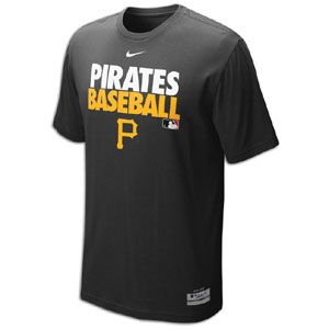 Nike MLB Dri Fit Graphic T Shirt   Mens   Baseball   Clothing   Pittsburgh Pirates   Black