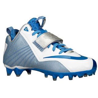 Nike CJ Elite 2 TD   Mens   Football   Shoes   White/Metallic Silver/Battle Blue