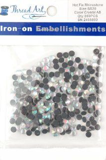 SS20 (5mm) Crystal AB Hot Fix Rhinestones 2 Gross (288 stones/pkg) Hotfix Rhinestones   32 Colors and 4 sizes available