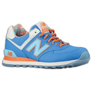 New Balance 574   Mens   Running   Shoes   Blue/Orange