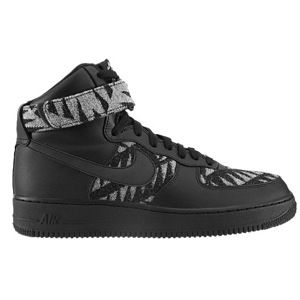 Nike Air Force 1 High   Mens   Basketball   Shoes   Black/White/Wolf Grey/Black