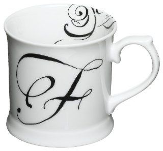 Rosanna Initially Yours Mug Letter F Kitchen & Dining
