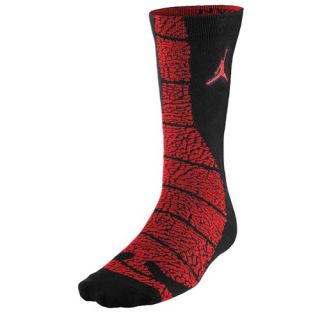 Jordan Elephant Print Crew Socks   Adult   Basketball   Accessories   Gym Red/Black/Black