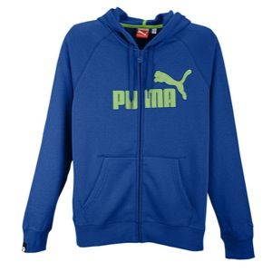 PUMA #1 Logo Full Zip hoodie   Mens   Casual   Clothing   Mazarine Blue