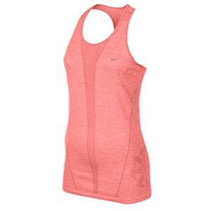 Nike Dri Fit Knit Running Tank   Womens   Running   Clothing   Atomic Pink/Heather