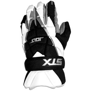 STX Jolt Lacrosse Gloves   Mens   Lacrosse   Sport Equipment   White