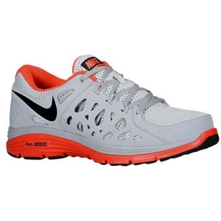 Nike Dual Fusion Run 2   Mens   Running   Shoes   Pure Platinum/Wolf Grey/Light Crimson/Black