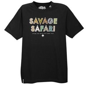 LRG Savage Safari Short Sleeve T Shirt   Mens   Casual   Clothing   Black