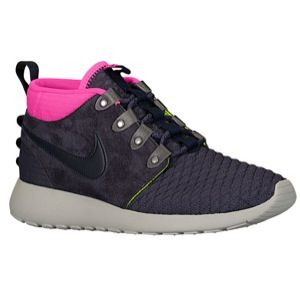 Nike Roshe Run Mid Winter   Mens   Running   Shoes   Gridiron/Pink Foil/Volt/Dark Obsidian