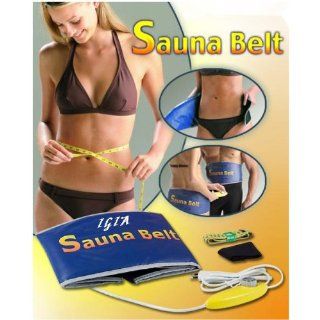 IGIA Sauna Belt Slimming Weight Loss Waist Fat Burn Shaper Body Cellulite Sweat Slim Exercise Trimmer Tummy Wrap Infrared Far Heat  Sauna Accessories  Patio, Lawn & Garden