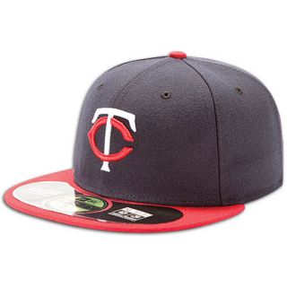 New Era MLB 59Fifty Authentic Cap   Mens   Baseball   Accessories   Minnesota Twins   Navy/Red