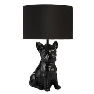 Ben de Lisi Home Black dog table lamp