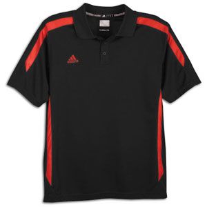 adidas Sideline Polo   Mens   For All Sports   Clothing   Black/University Red