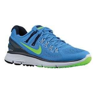 Nike LunarEclipse + 3   Womens   Running   Shoes   Distance Blue/Armory Navy/Flash Lime/Silver