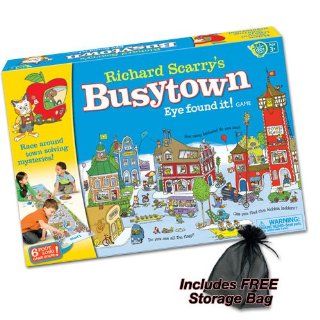Richard Scarry's Busytown Eye found it Game Plus FREE Storage Bag Toys & Games