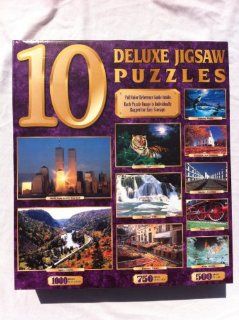 10 Deluxe Jigsaw Puzzles #40731 3 Sure Lox World Trade Center Toys & Games