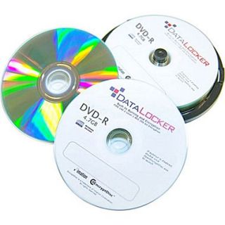 DataLocker SecureDisk 4.7GB 16X Self Encrypting DVD R, Jewel Case, 10/Pack
