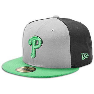 New Era MLB 59fifty Tri Pop Cap   Mens   Baseball   Accessories   Philadelphia Phillies   Grey/Island Green