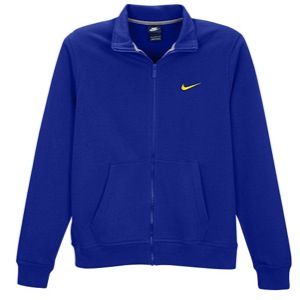 Nike Club Swoosh Track Jacket   Mens   Casual   Clothing   Deep Royal Blue/Sonic Yellow