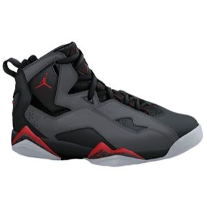 Jordan True Flight   Mens   Basketball   Shoes   Black/Gym Red/Anthracite/Wolf Grey