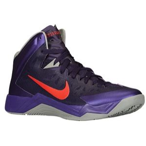 Nike Hyper Quickness   Mens   Basketball   Shoes   Purple Dynasty/University Red