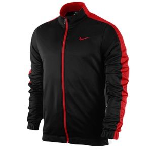 Nike League Knit Jacket   Mens   Basketball   Clothing   Black/University Red