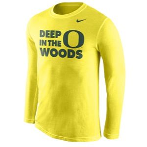 Nike College Dri FIT Legend Warm Up T Shirt   Mens   Basketball   Clothing   Oregon Ducks   Yellow Strike