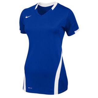 Nike Team Ace S/S Game Jersey   Womens   Volleyball   Clothing   Royal/White