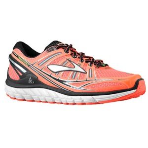Brooks Transcend   Mens   Running   Shoes   Fiery Coral/Silver/Black