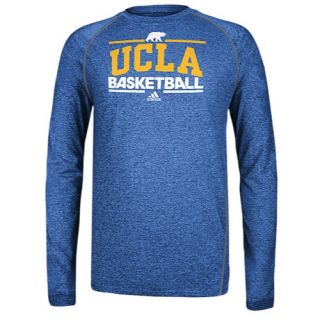 adidas College Court Practice L/S Climalite Top   Mens   Basketball   Clothing   UCLA Bruins   Bruin Blue