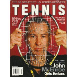 Tennis. November 2002. The Tennis Interview John McEnroe Gets Serious Tennis Magazine, Mark Woodruff Books