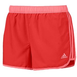 adidas Climalite M10 3 Running Shorts   Womens   Running   Clothing   Hi Res Red/Red Zest