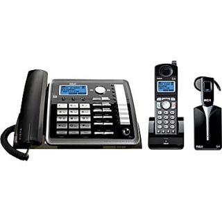 RCA 25270RE3 DECT 6.0 2 Line Corded/Cordless Telephone with Cordless Headset