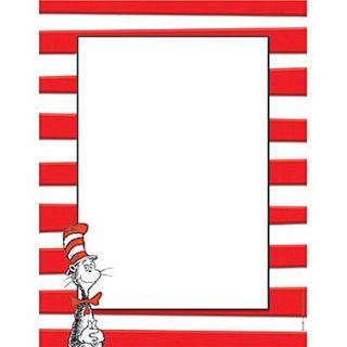 Eureka 8 1/2 x 11 Dr Seuss The Cat In The Hat™ Computer Paper