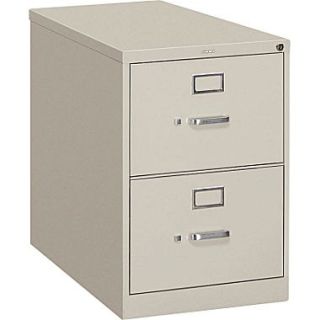 HON S380 Series 26 1/2 D Vertical File Cabinet, Legal Size, Light Gray