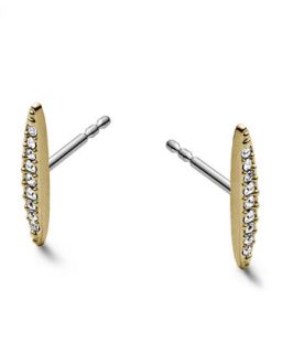 Matchstick Post Earrings, Golden   Michael Kors   Gold