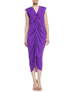 Womens Ruched Front Dress, Purple   Lanvin   Purple (44/12)
