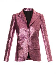 Metallic lamé jacket  Lanvin