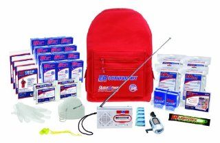 ER Emergency Ready 4 Person Deluxe Backpack Survival Kit Sports & Outdoors