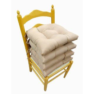 Arlee Micro Fiber Reversible Chair Pad, Chocolate   Chair Cushions
