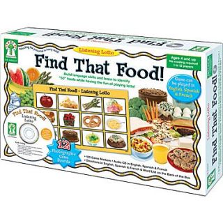 Key Education Listening Lotto Find That Food Board Game