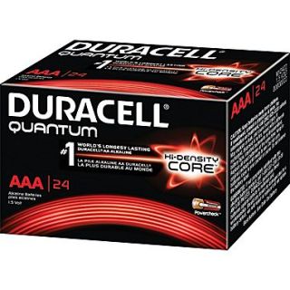 Duracell Battery Quantum Alkaline AAA, 24/Pack